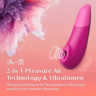 WOMANIZER Enhance Klitoris Vibrator 2-in-1 Waterdicht Roze — miniatuur 2