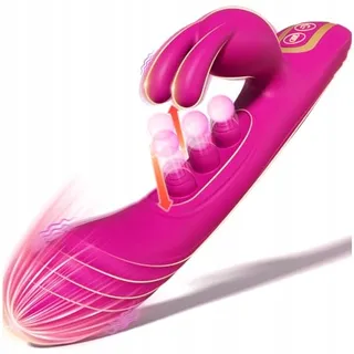 PULSIERENDER Dildo Vibrator Siliconen Realistisch G-Punkt — miniatuur 1