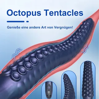 LYAMAIS Octopus Siliconen Vibrator G-punt Klitoris 9 Modi USB — miniatuur 3