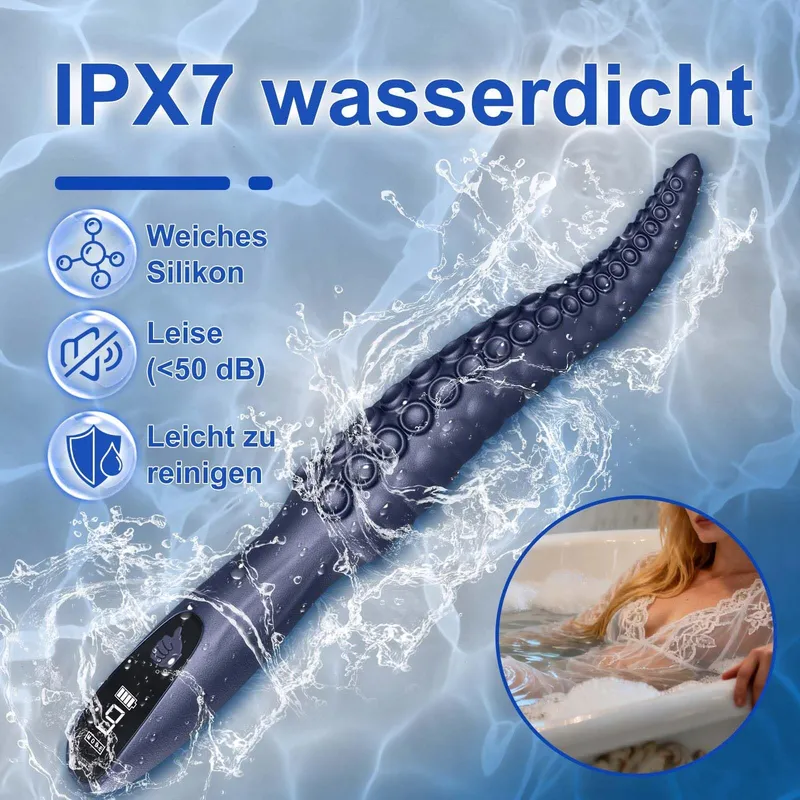 LYAMAIS Octopus Siliconen Vibrator G-punt Klitoris 9 Modi USB — foto 7