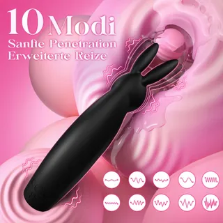 Rabbit Vibrator Klitoris Stimulator 10 Standen Mini — miniatuur 3