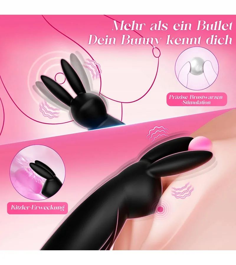 Rabbit Vibrator Klitoris Stimulator 10 Standen Mini — foto 2