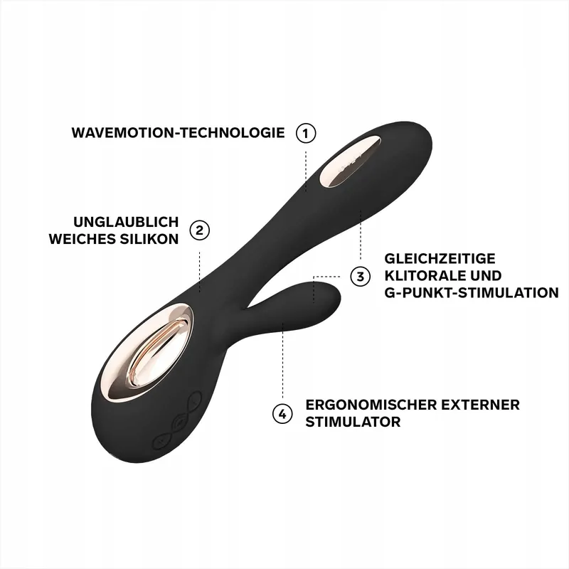 LELO Soraya Wave Konijn Vibrator WaveMotion Technologie — foto 3