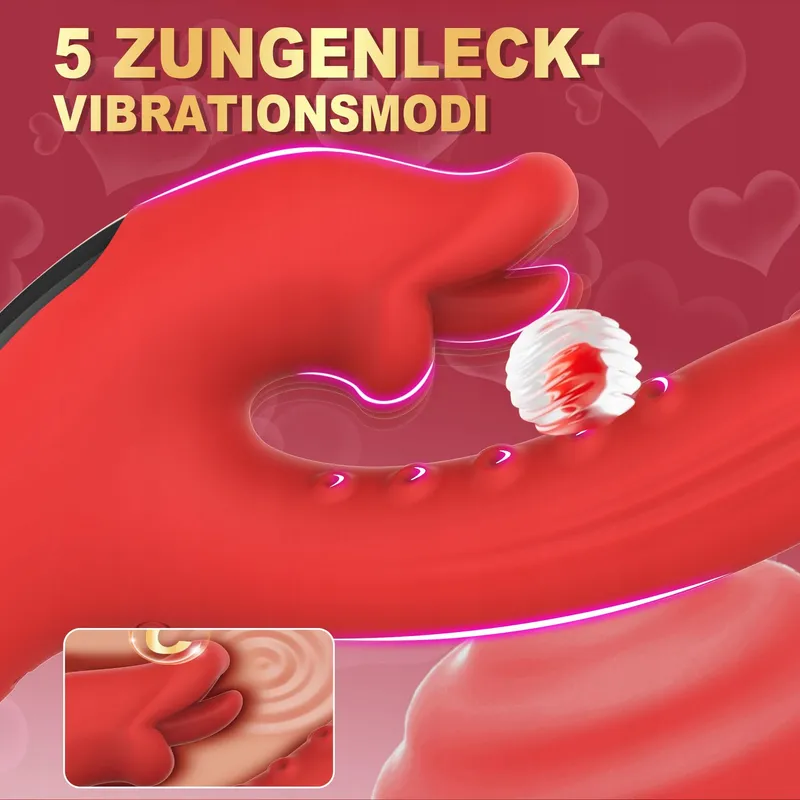 LYAMAIS Silicone Vibrator Clitoris 10 Trilstanden — foto 3