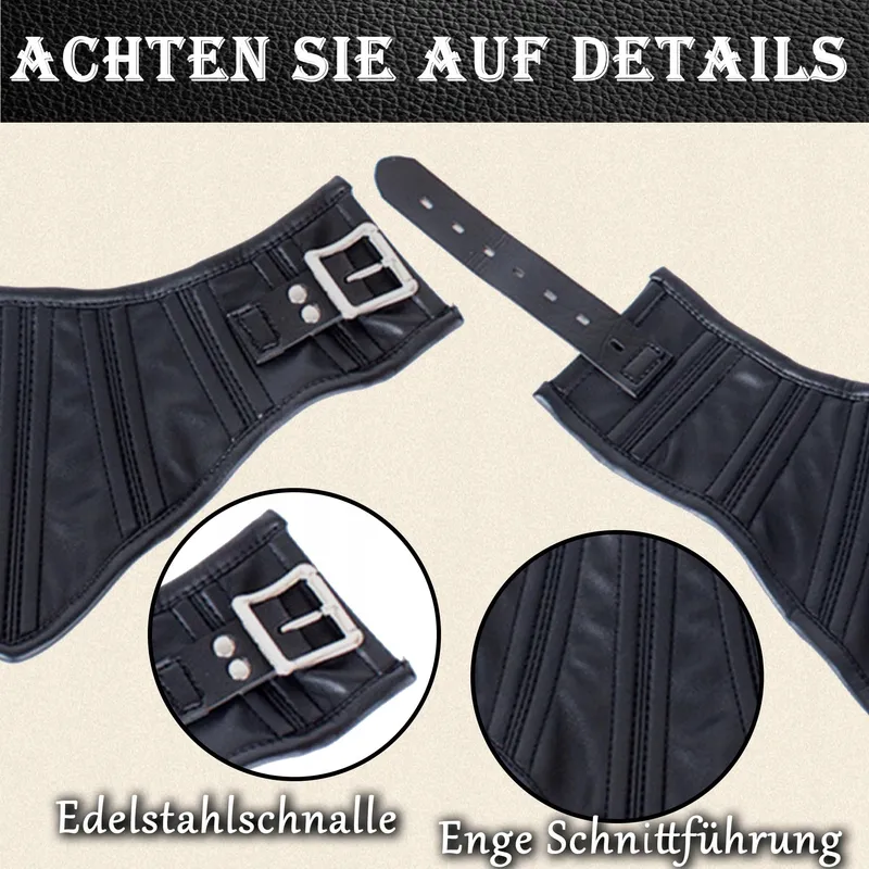 PURESEX BDSM Leren Halsband Vrouwen Erotisch Speeltje Set — foto 6