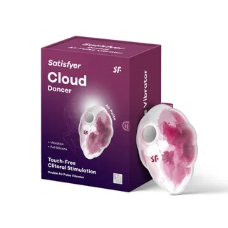 SATISFYER Cloud Dancer Luchtdruk Vibrator Klitoris Waterdicht — miniatuur 1