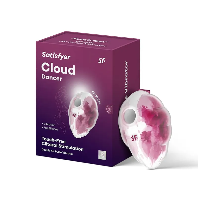 SATISFYER Cloud Dancer Luchtdruk Vibrator Klitoris Waterdicht — foto 1