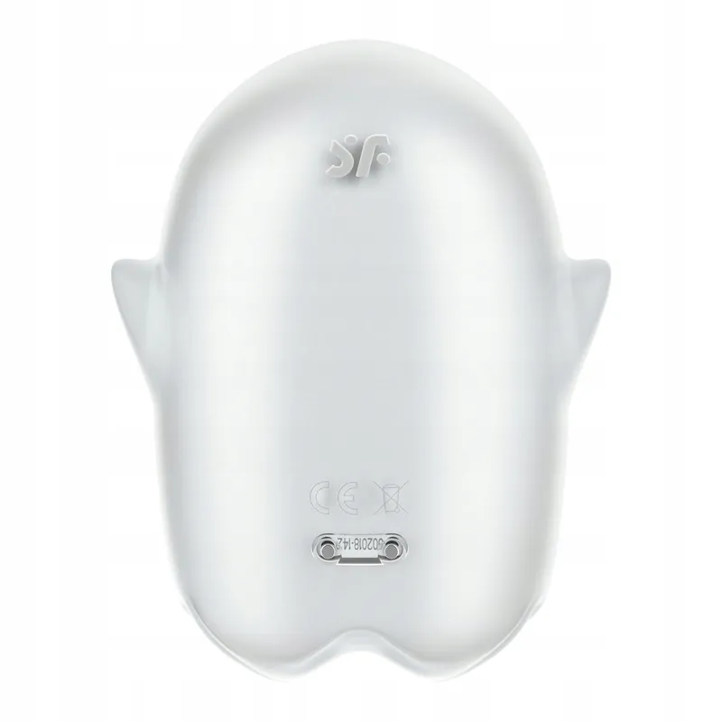 SATISFYER Glowing Ghost Air Pulse Vibrator 2-in-1 Waterdicht Wit — foto 9