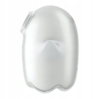 SATISFYER Glowing Ghost Air Pulse Vibrator 2-in-1 Waterdicht Wit — miniatuur 7