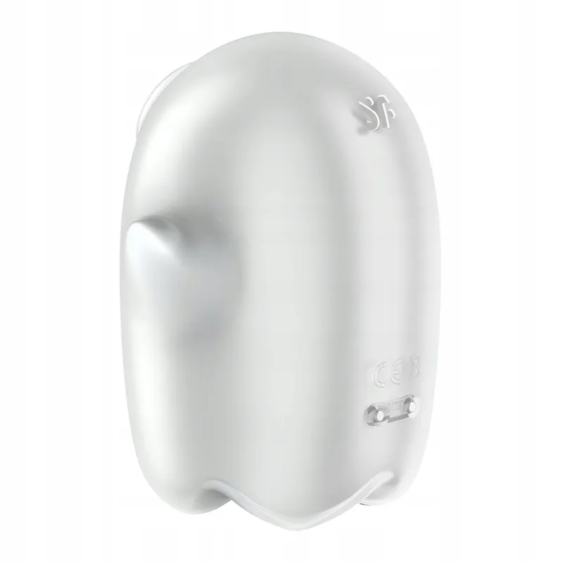 SATISFYER Glowing Ghost Air Pulse Vibrator 2-in-1 Waterdicht Wit — foto 8