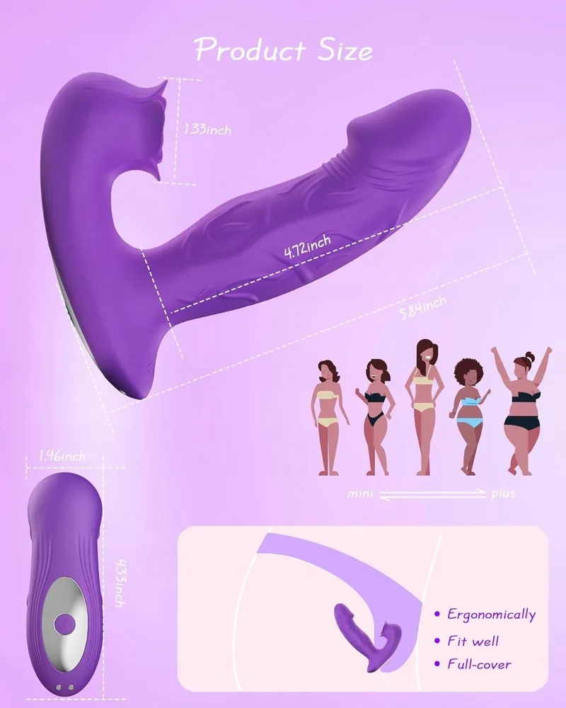 KLITORISSAUGER Vibratorenset 9 Standen Waterdicht — foto 6