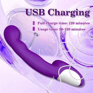 WORDONE Vibrator voor Vrouwen 25 Standen Siliconen Paars — miniatuur 7