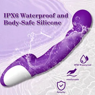 WORDONE Vibrator voor Vrouwen 25 Standen Siliconen Paars — miniatuur 6
