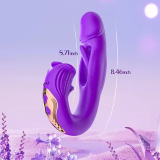 Dildo Vibrator Set 3-in-1 Vrouwen Klitoris Anaal Stimulator App — miniatuur 6