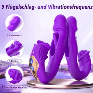 Dildo Vibrator Set 3-in-1 Vrouwen Klitoris Anaal Stimulator App — miniatuur 5