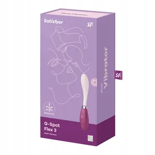 SATISFYER G-Spot Flex 3 Vibrator Siliconen Waterdicht voor Vrouwen — miniatuur 4