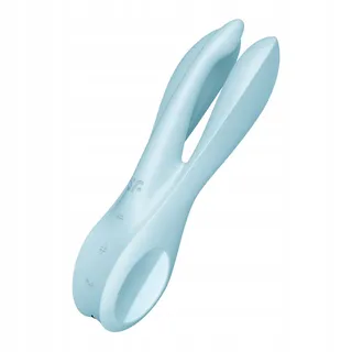 SATISFYER Threesome 1 Vibrator Klitoris Waterdicht Blauw