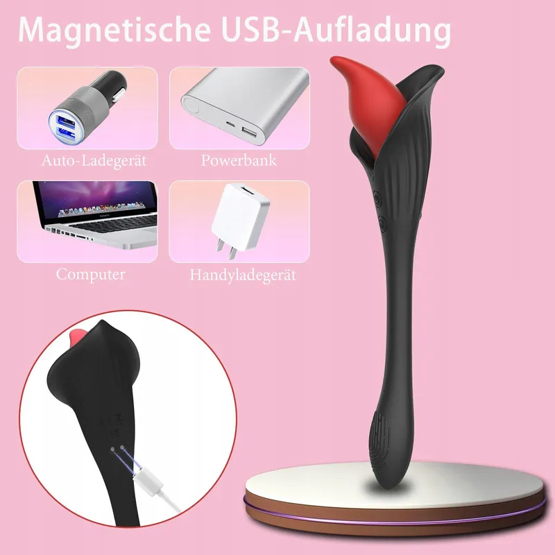 RABBIT VIBRATOR Voor Vrouwen 10 Modi Klitoris En G-punt Massage — foto 5