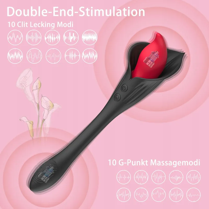 RABBIT VIBRATOR Voor Vrouwen 10 Modi Klitoris En G-punt Massage — foto 2
