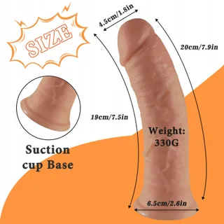 FENGFEIYAN Realistische Dildo 19cm Zuignap voor Beginners — miniatuur 2