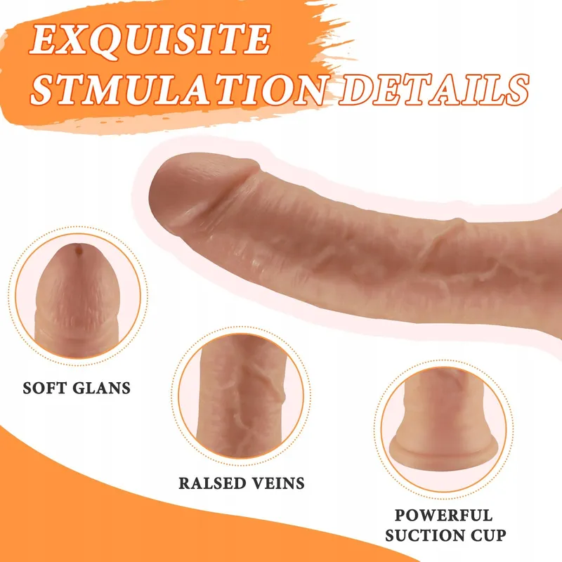 FENGFEIYAN Realistische Dildo 19cm Zuignap voor Beginners — foto 3