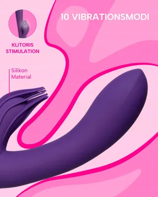 MYSECRETCASE Rabbit Vibrator 17,5cm G-Punt Klitoris 12 Standen — miniatuur 2