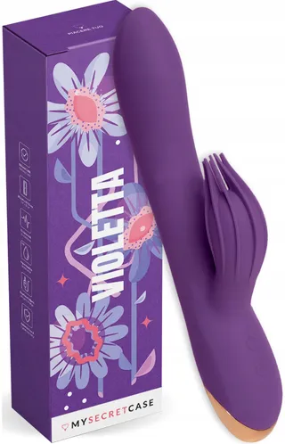 MYSECRETCASE Rabbit Vibrator 17,5cm G-Punt Klitoris 12 Standen — miniatuur 1