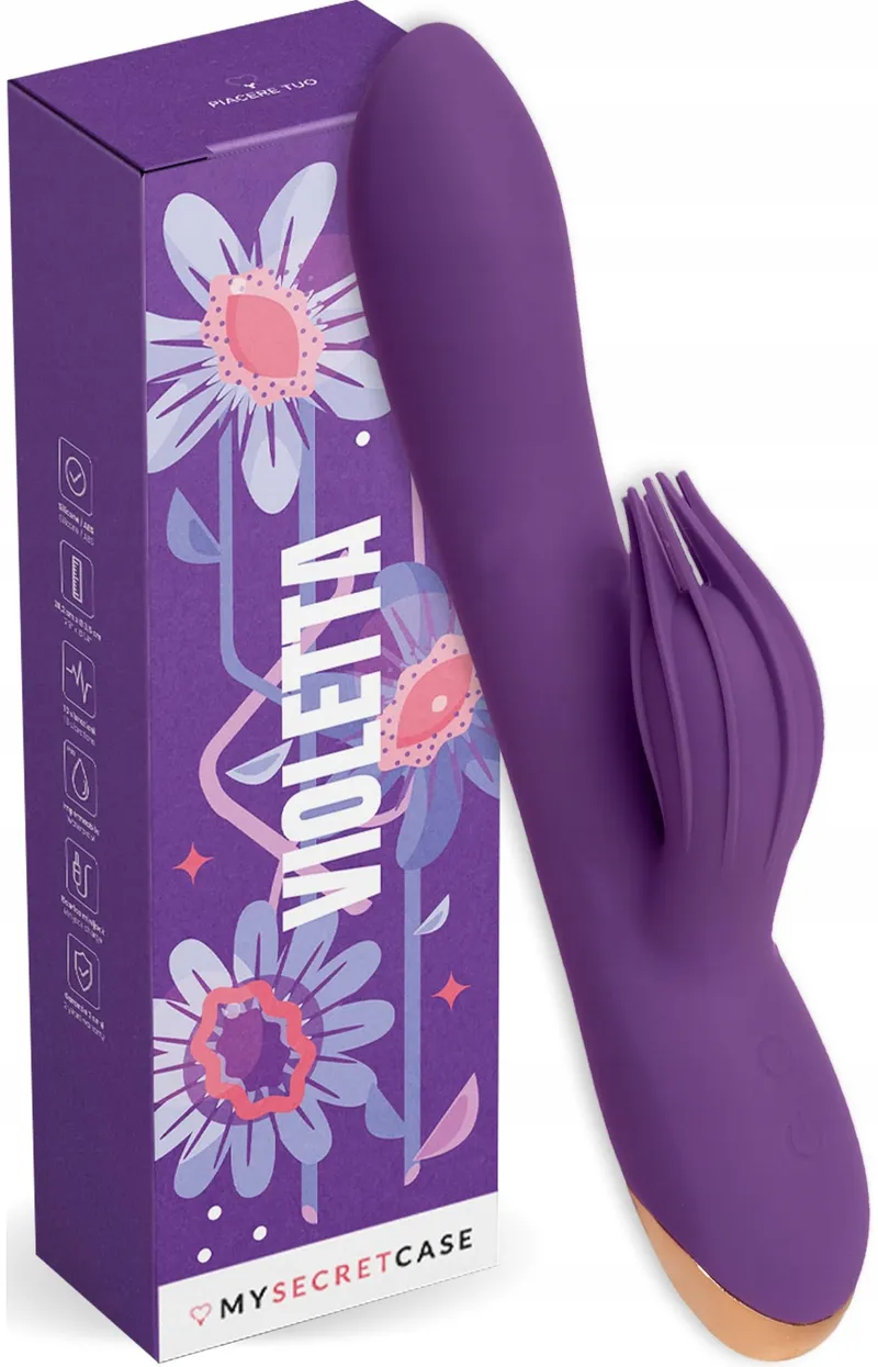 MYSECRETCASE Rabbit Vibrator 17,5cm G-Punt Klitoris 12 Standen — foto 1