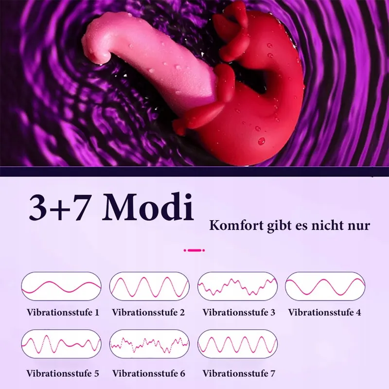 SECKOE Vibrator Klitorisstimulatie 3-in-1 Waterdicht Magnetisch — foto 5