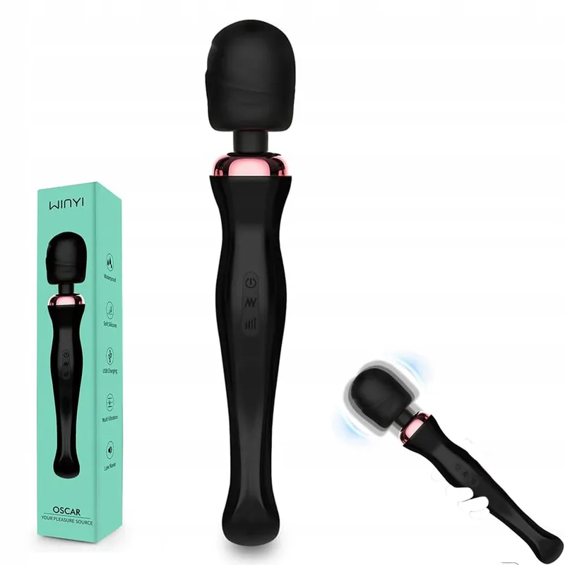 XUOMT Siliconen Vibrator Waterdicht 32cm 20 Standen G-Punt Klitoris — foto 1