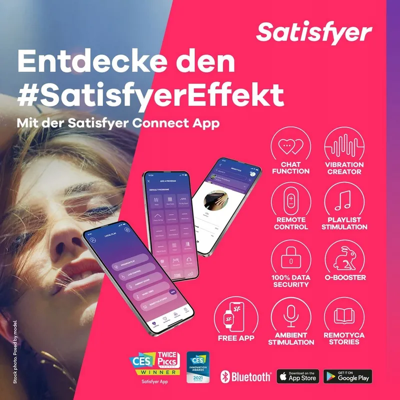SATISFYER G-Spot Flex 4 Vibrator App Waterdicht Silicone — foto 4