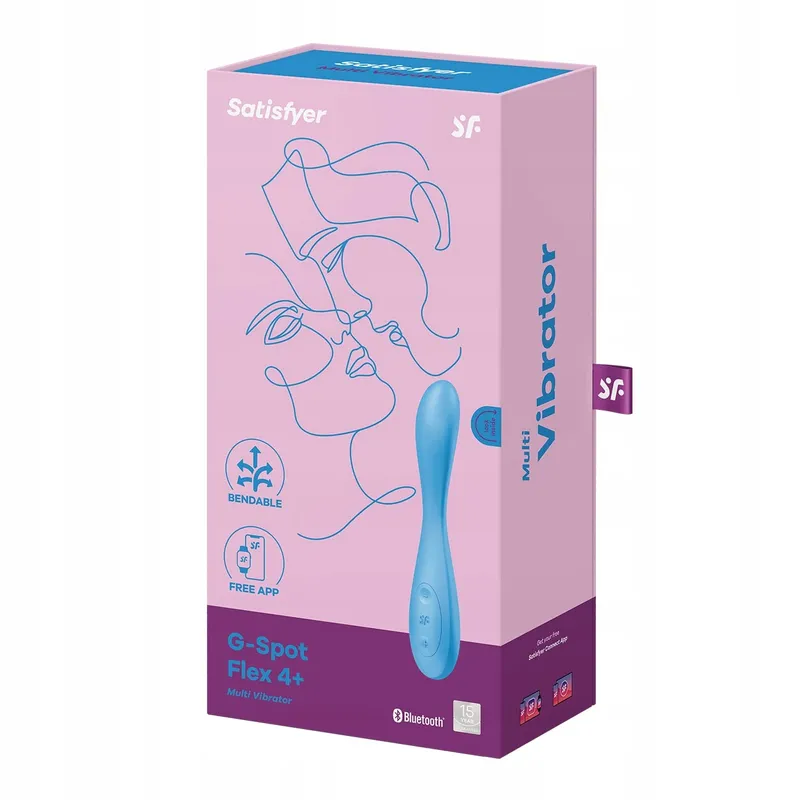 SATISFYER G-Spot Flex 4 Vibrator App Waterdicht Silicone — foto 5
