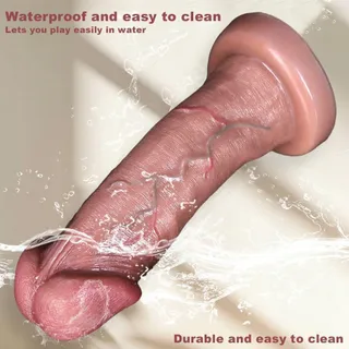 KUAECR Siliconen Realistische Dildo 30cm XXXL Zuignap — miniatuur 3