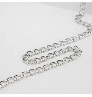 HALSFESSEL Halsband met O-Ring Bondage Leren Fetisj voor Koppels — miniatuur 2