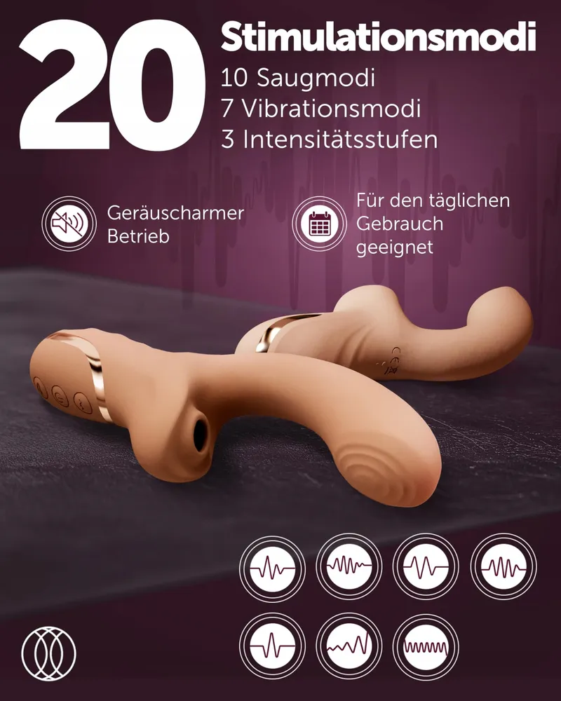 INTIMA FELIN G-punt Vibrator Met Klitorissuiging Voor Paren — foto 3
