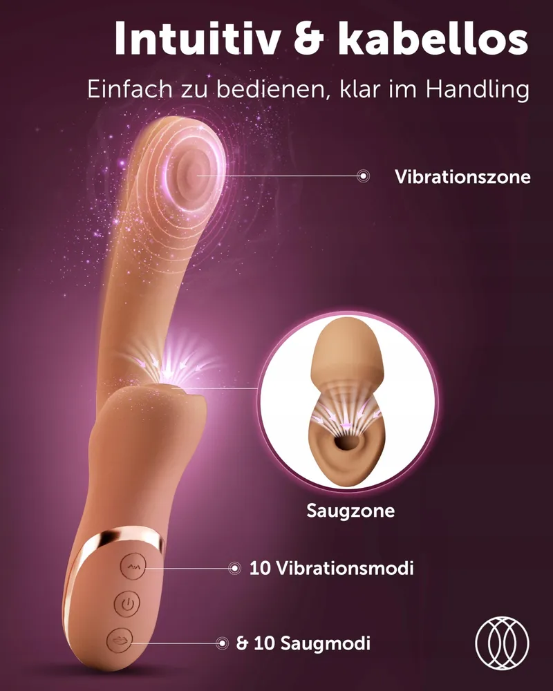INTIMA FELIN G-punt Vibrator Met Klitorissuiging Voor Paren — foto 2