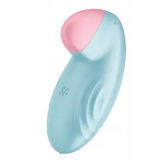 SATISFYER Tropical Tip Bluetooth Vibrator Klitoris Blauw — miniatuur 1