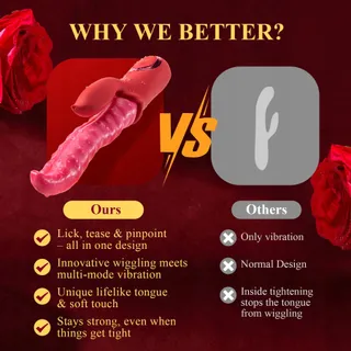DILDO Vibrator met Tong 3-in-1 Vrouwen Klitoris G-Punt — miniatuur 8