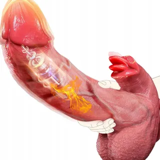 REALISTISCHER Dildo Vibrator Afstandsbediening 23cm Dik
