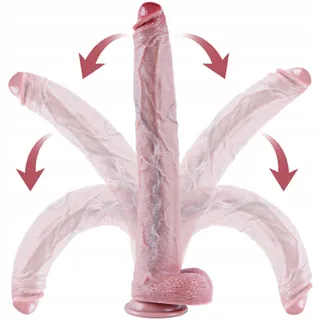 XXXL Realistische Siliconen Dildo 42cm Sterke Zuignap — miniatuur 3
