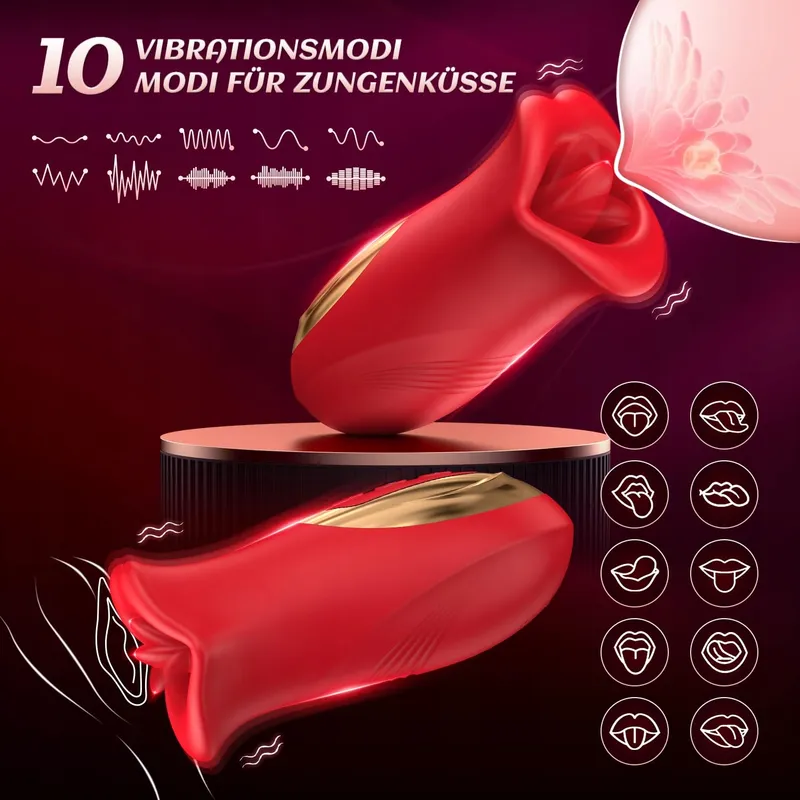 Sekstoy Vrouwen 10 Vibratiestanden Klitoris Stimulator — foto 2