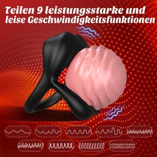 Dual Penisring Vibrator met Klitoris Stimulator 9 Trilstanden — miniatuur 4