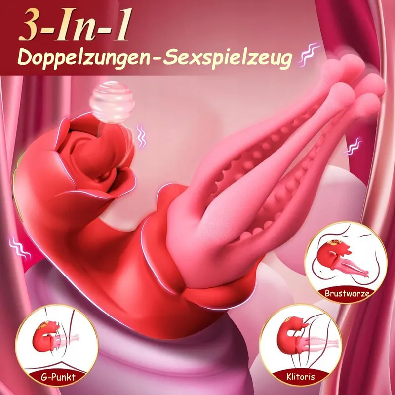 VELVETWHISPER Tongvibrator 7 Modi Klitorisstimulator Voor Paren — foto 3