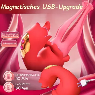 VELVETWHISPER Tongvibrator 7 Modi Klitorisstimulator Voor Paren — miniatuur 8