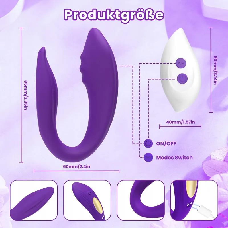 LYAMAIS G-Punt Vibrator Koppels Ultradun Klitoris Waterdicht — foto 2