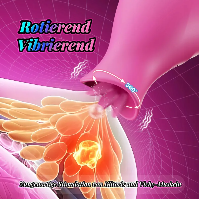 DILDO 2-in-1 Klitorisvibrator Met App Voor Vrouwen Roze — foto 3