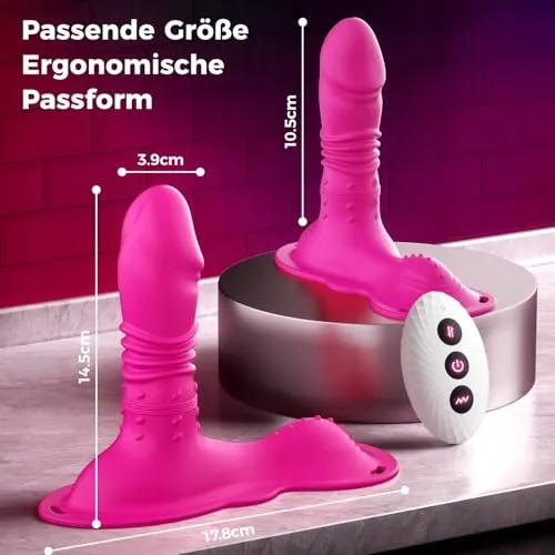 AUFSITZ DILDO Vibrator Voor Vrouwen 10 Functies Wrijving En Stimulatie — foto 6