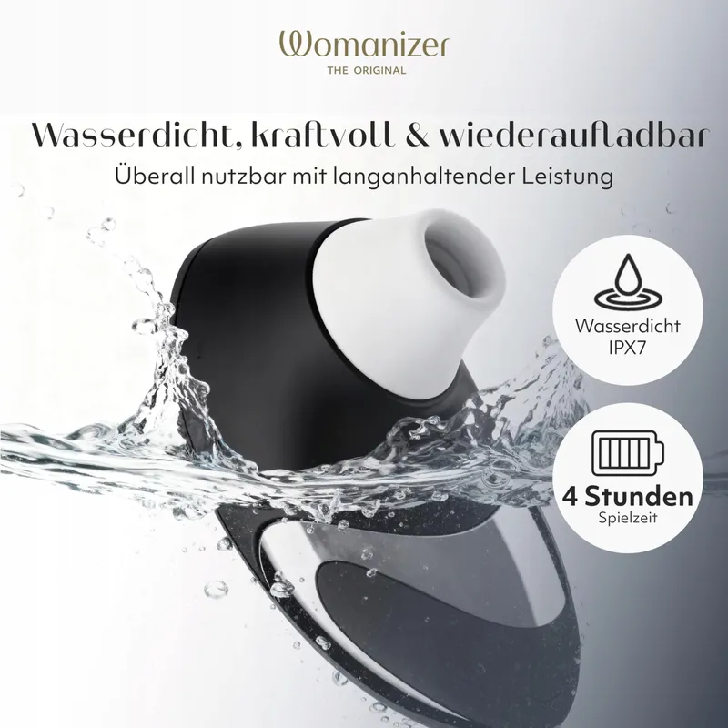WOMANIZER W500 Clitorisvibrator 12 Standen Waterdicht — foto 6