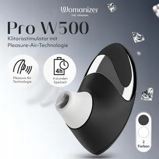 WOMANIZER W500 Clitorisvibrator 12 Standen Waterdicht — miniatuur 2