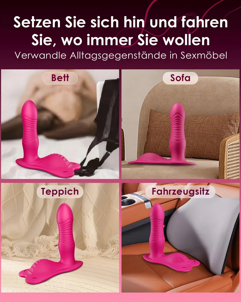 CACUOLA Vibrator Dildo Stootfunctie Met Afstandsbediening — foto 4